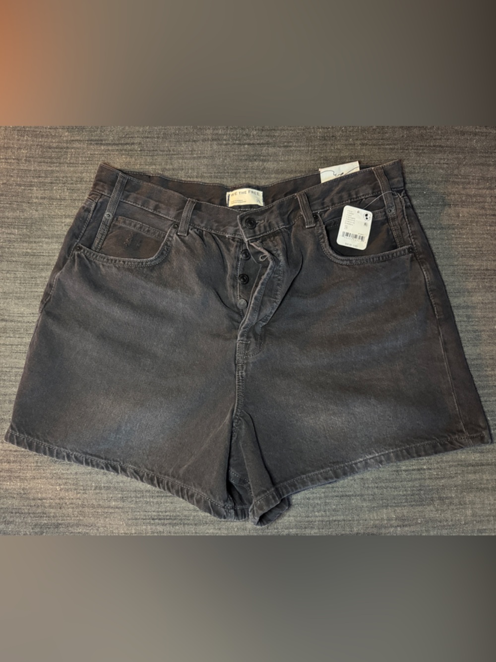 We the Free Tippi Denim Shorts in Black